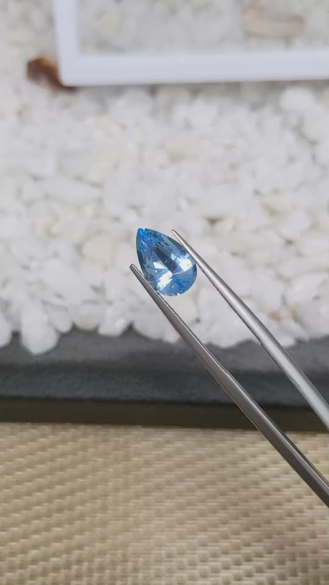 2.24 Ct. Topaz from Ceylon (Sri Lanka) Size Video