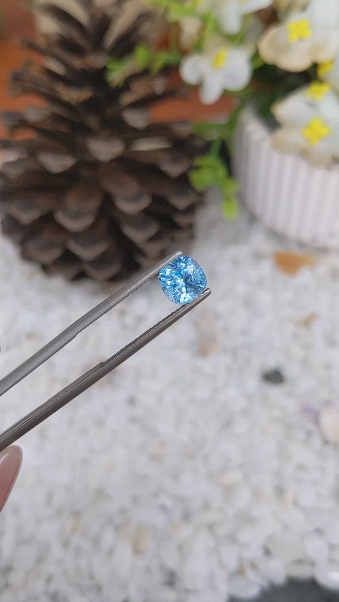2.02 Ct. Topaz from Ceylon (Sri Lanka) Size Video