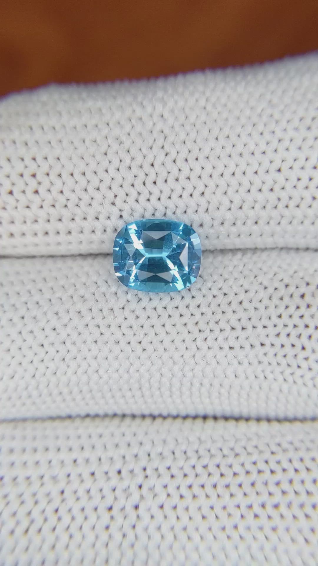 1.89 Ct. Topaz from Ceylon (Sri Lanka) Size Video
