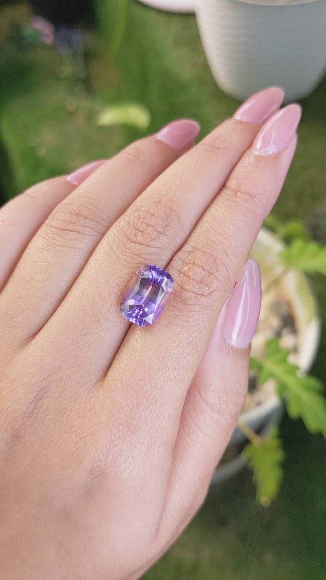 5.19 Ct. Ametrine from Brazil Size Video