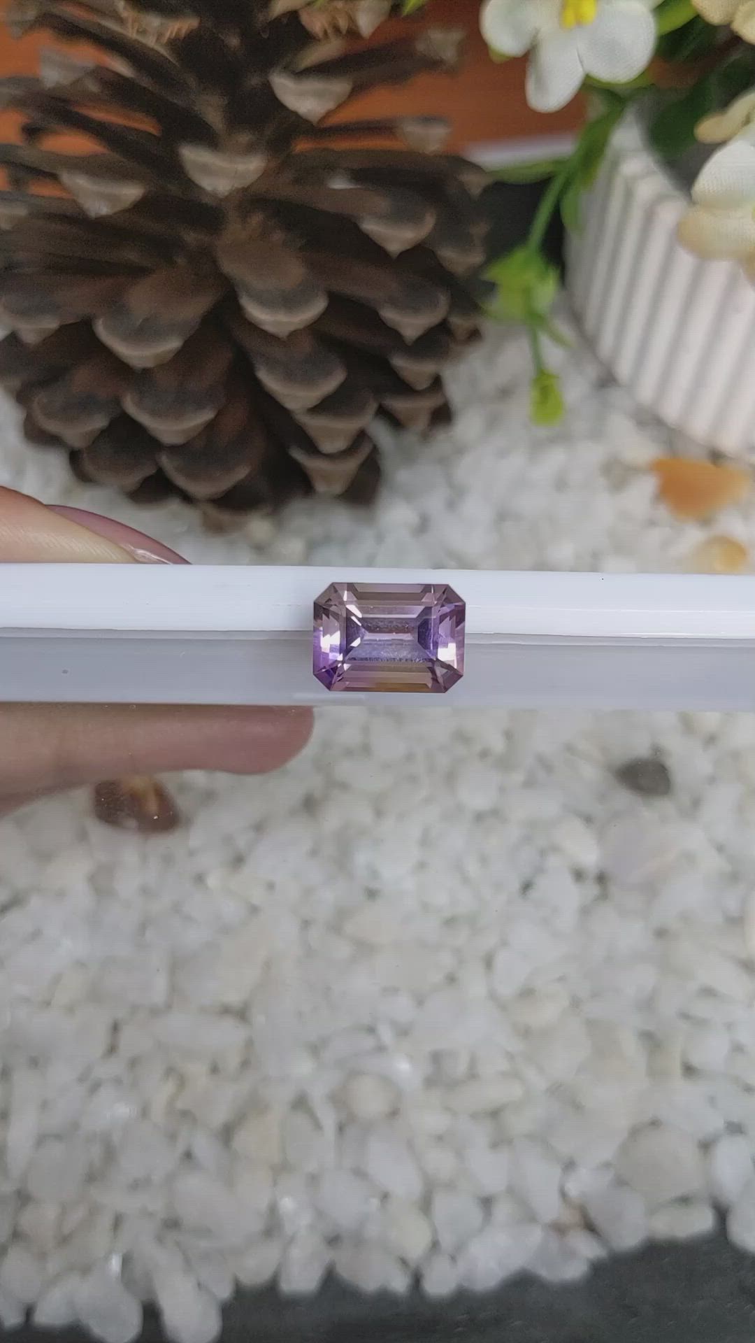 5.09 Ct. Ametrine from Brazil Size Video