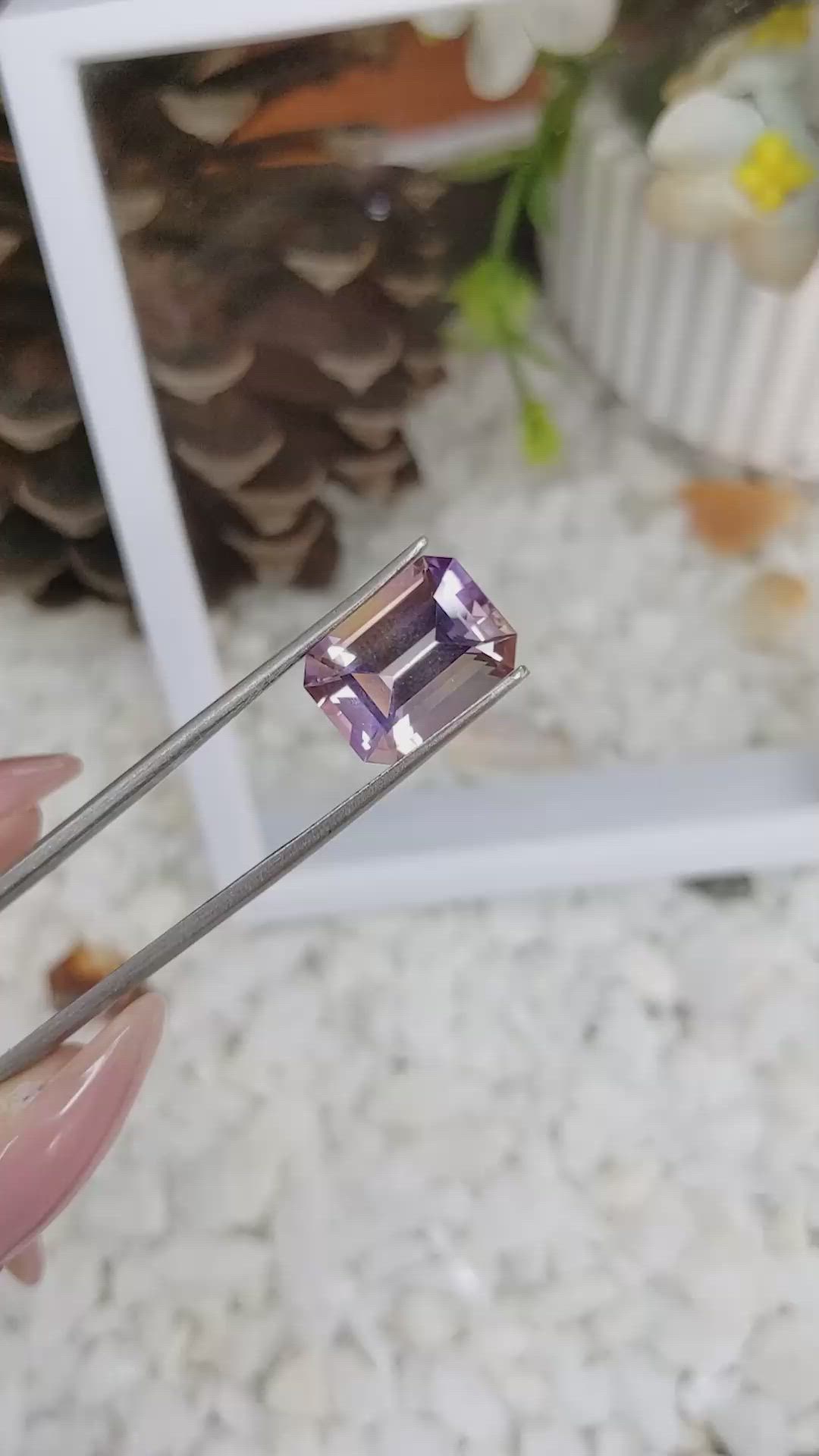 5.09 Ct. Ametrine from Brazil Size Video