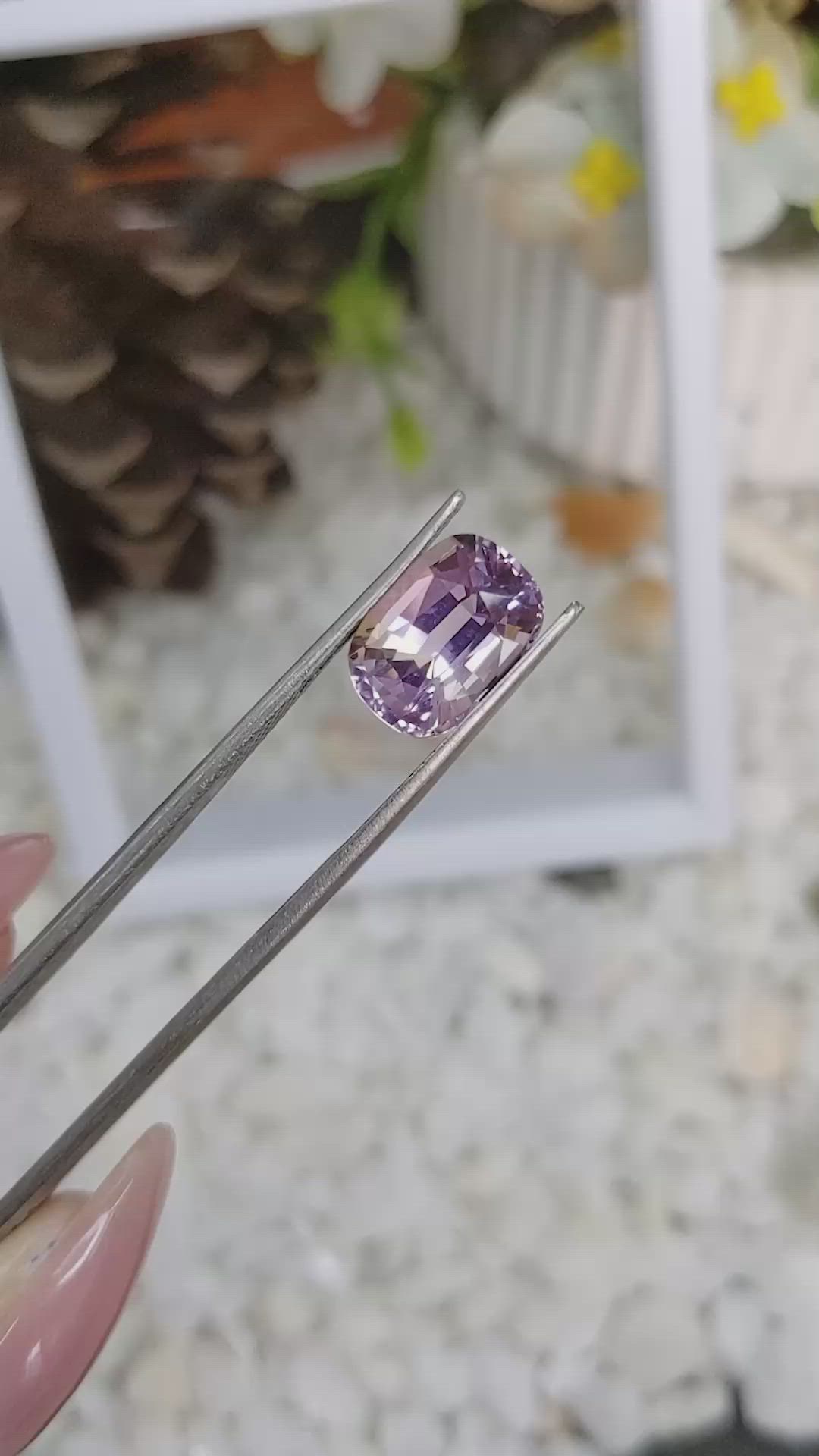 4.02 Ct. Ametrine from Brazil Size Video