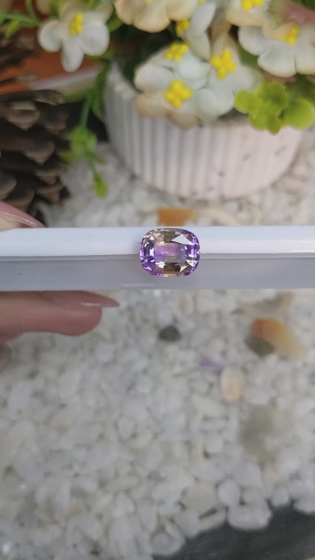 4.36 Ct. Ametrine from Brazil Size Video
