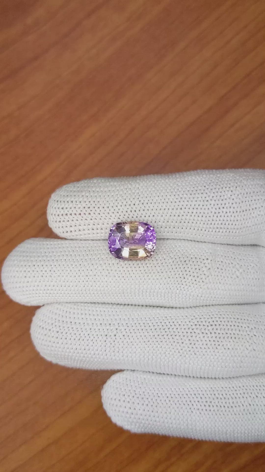 4.36 Ct. Ametrine from Brazil Size Video