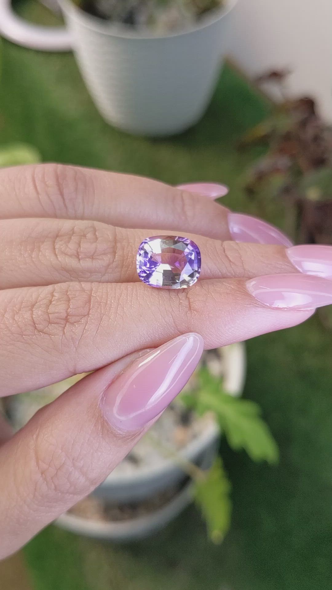 4.36 Ct. Ametrine from Brazil Size Video