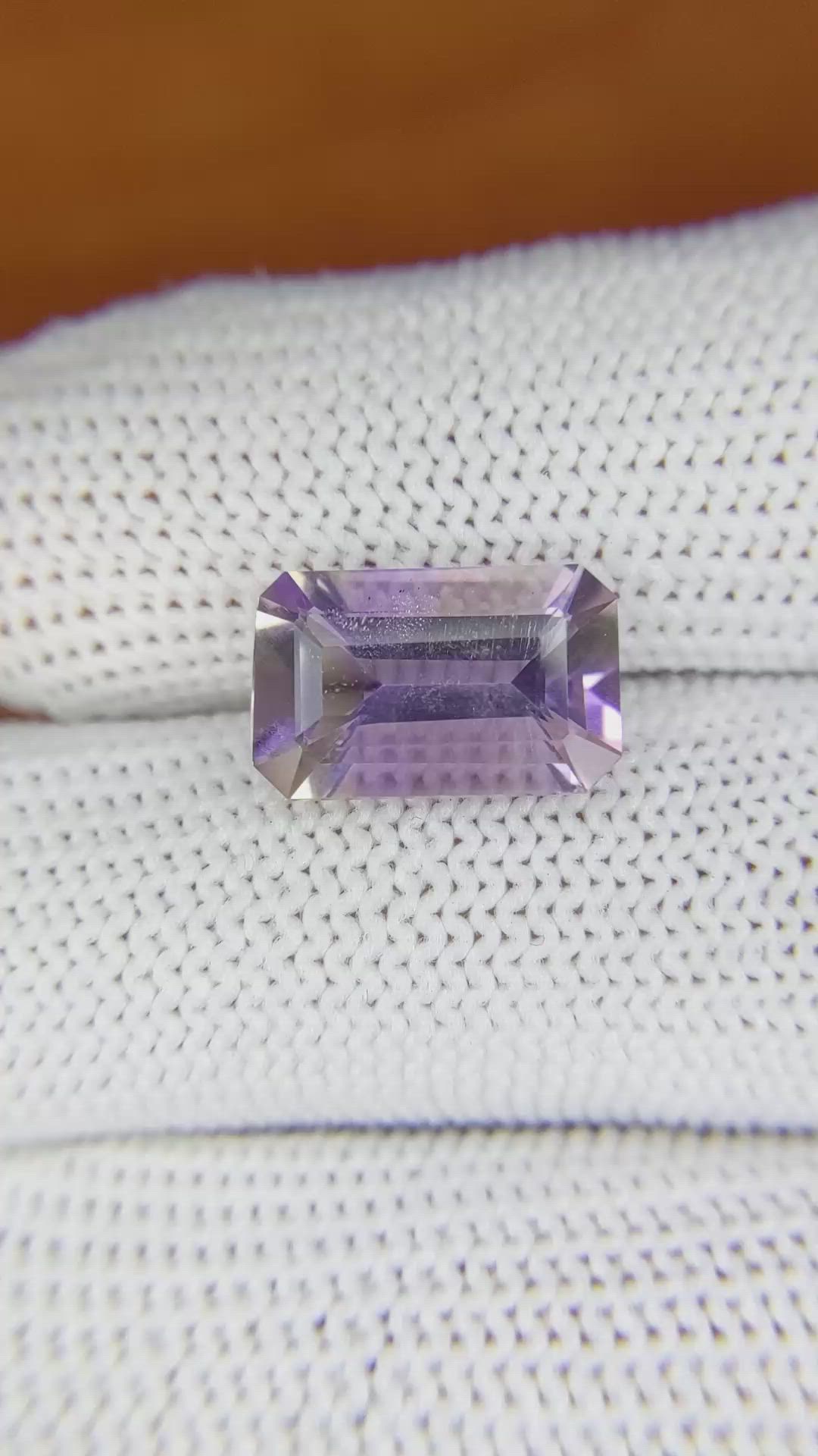 4.02 Ct. Ametrine from Brazil Size Video