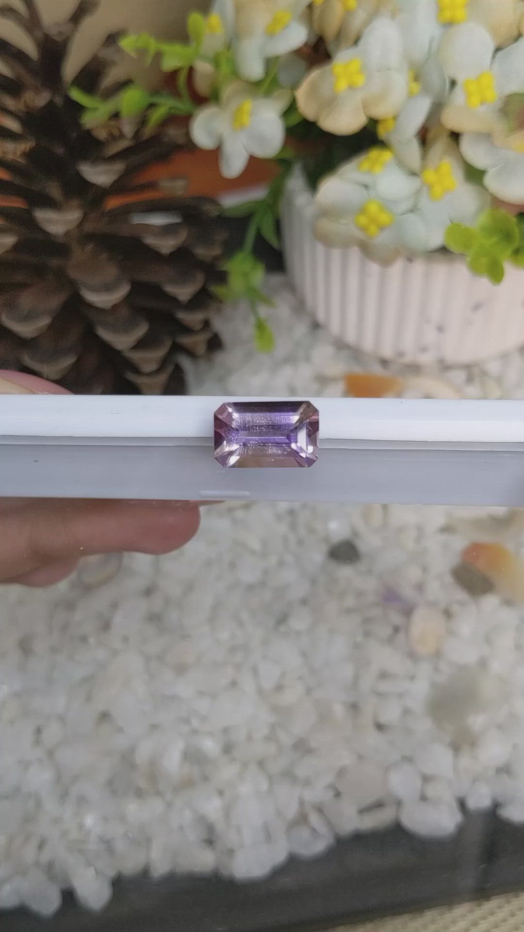 4.02 Ct. Ametrine from Brazil Size Video