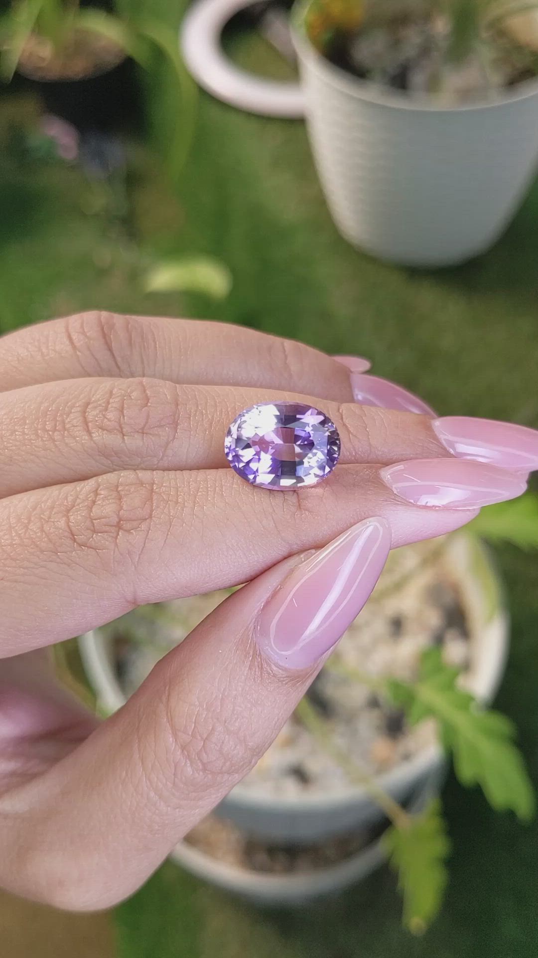 6.76 Ct. Ametrine from Brazil Size Video