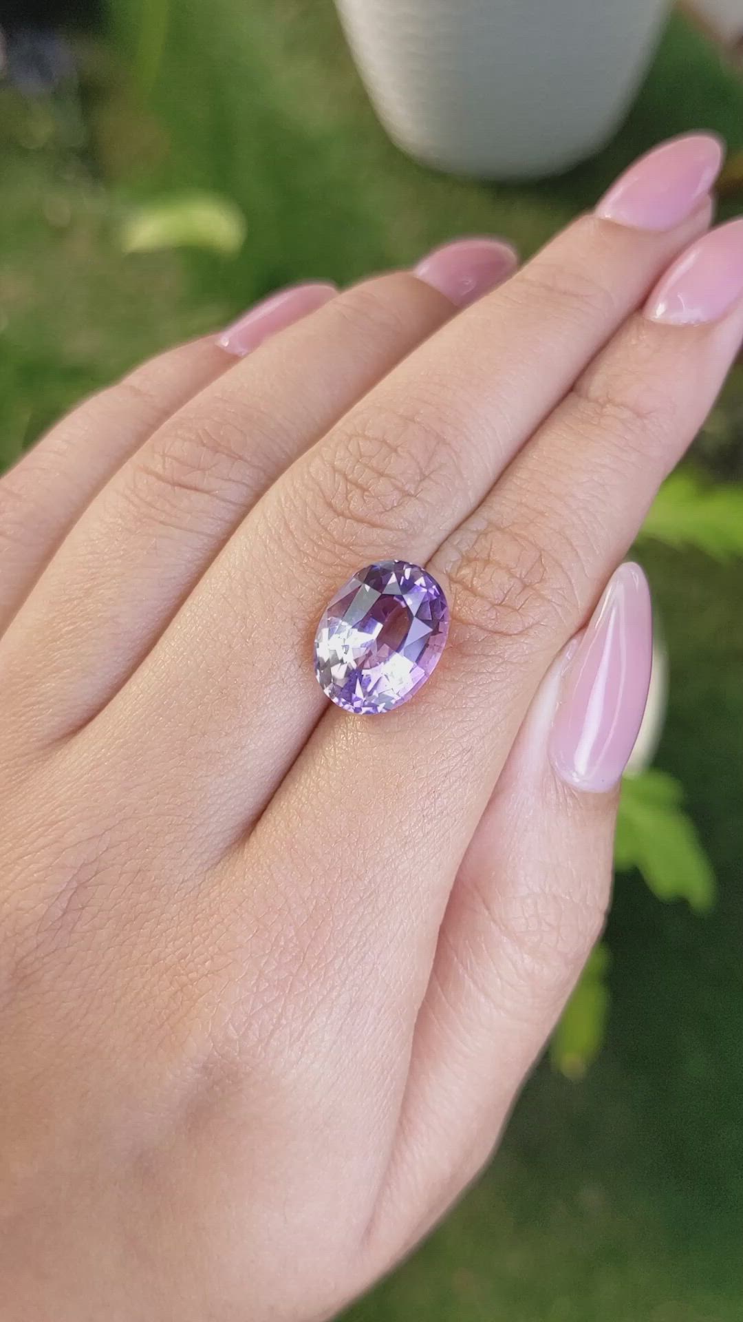 6.76 Ct. Ametrine from Brazil Size Video