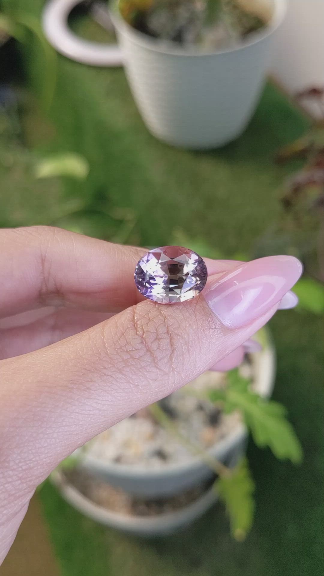 7.79 Ct. Ametrine from Brazil Size Video