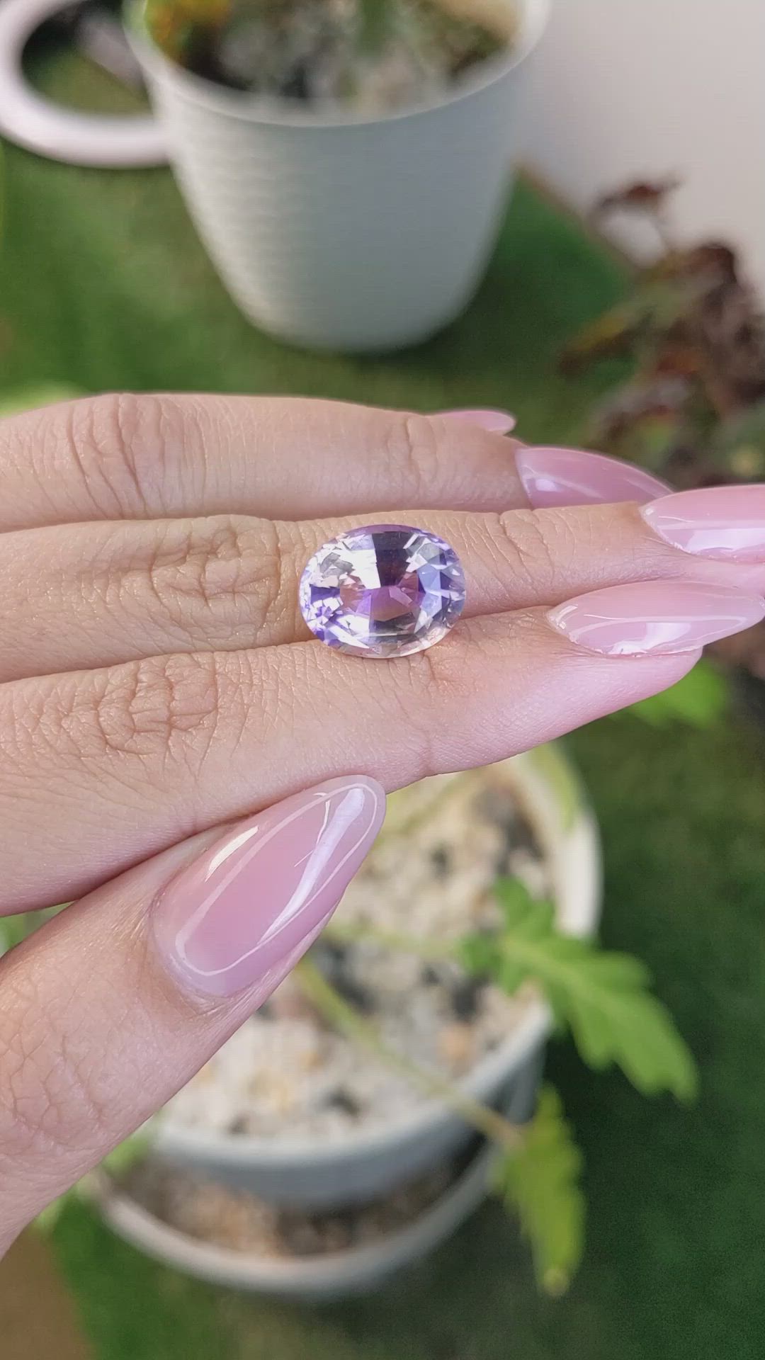 5.87 Ct. Ametrine from Brazil Size Video