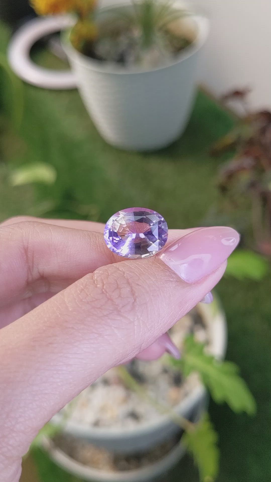 5.87 Ct. Ametrine from Brazil Size Video