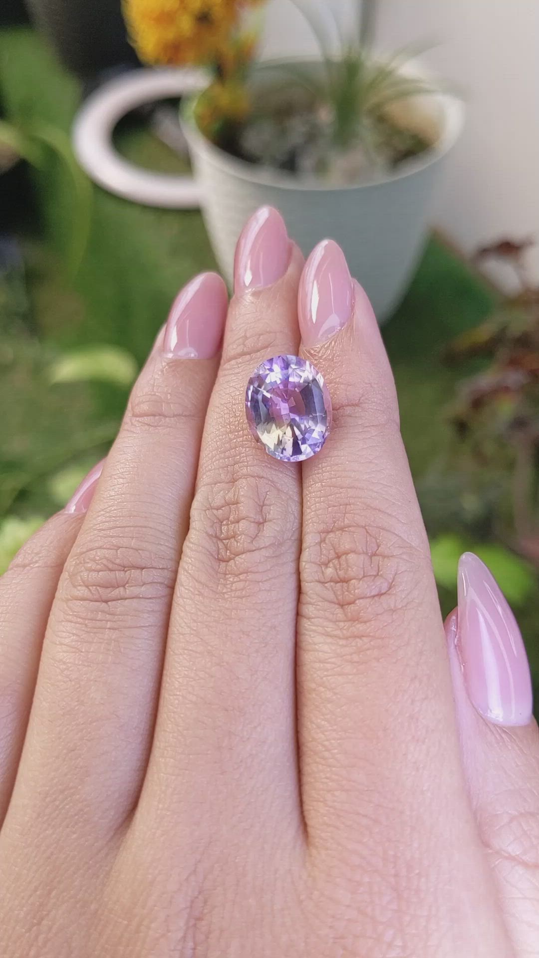 5.87 Ct. Ametrine from Brazil Size Video