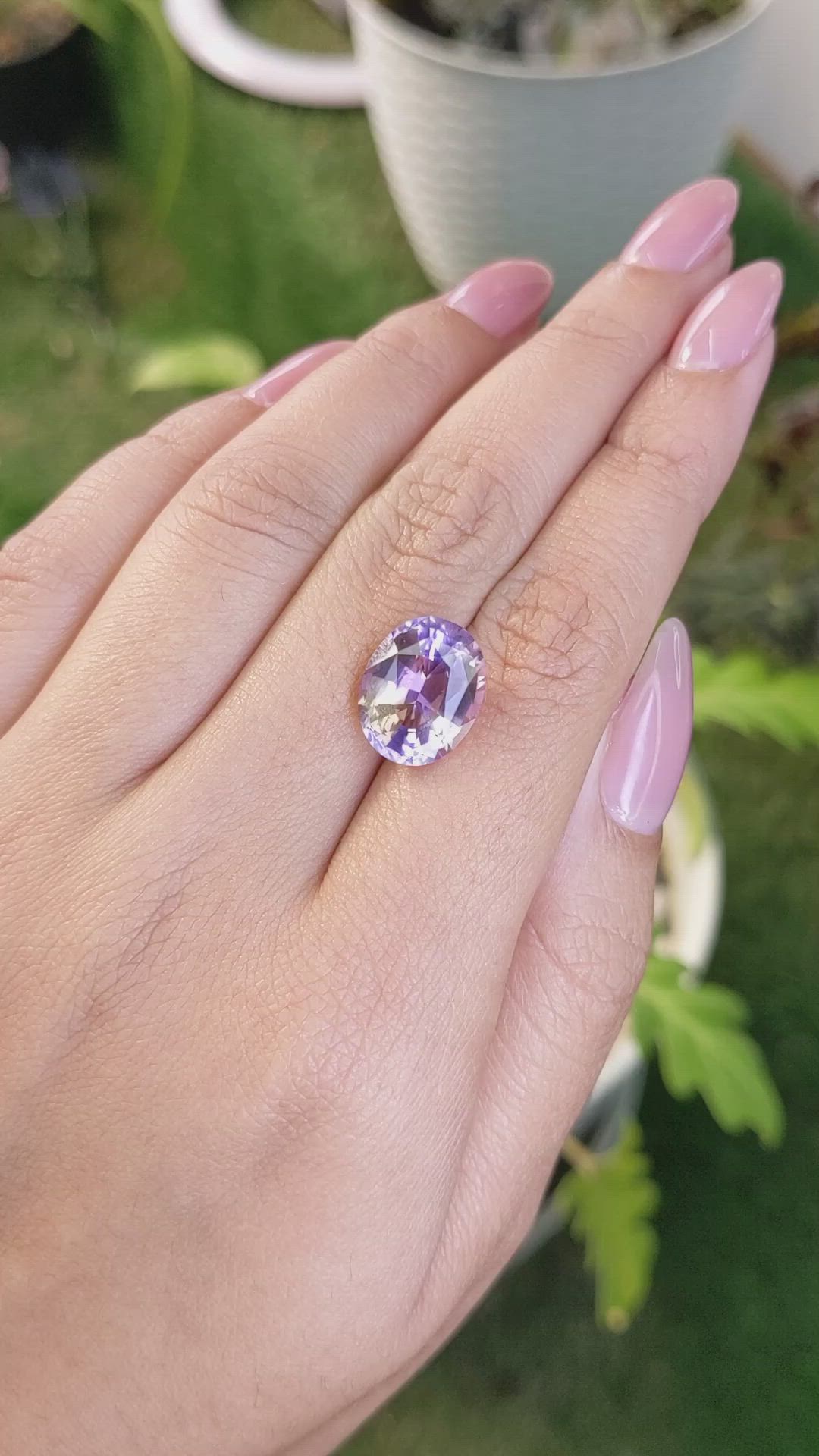 5.87 Ct. Ametrine from Brazil Size Video