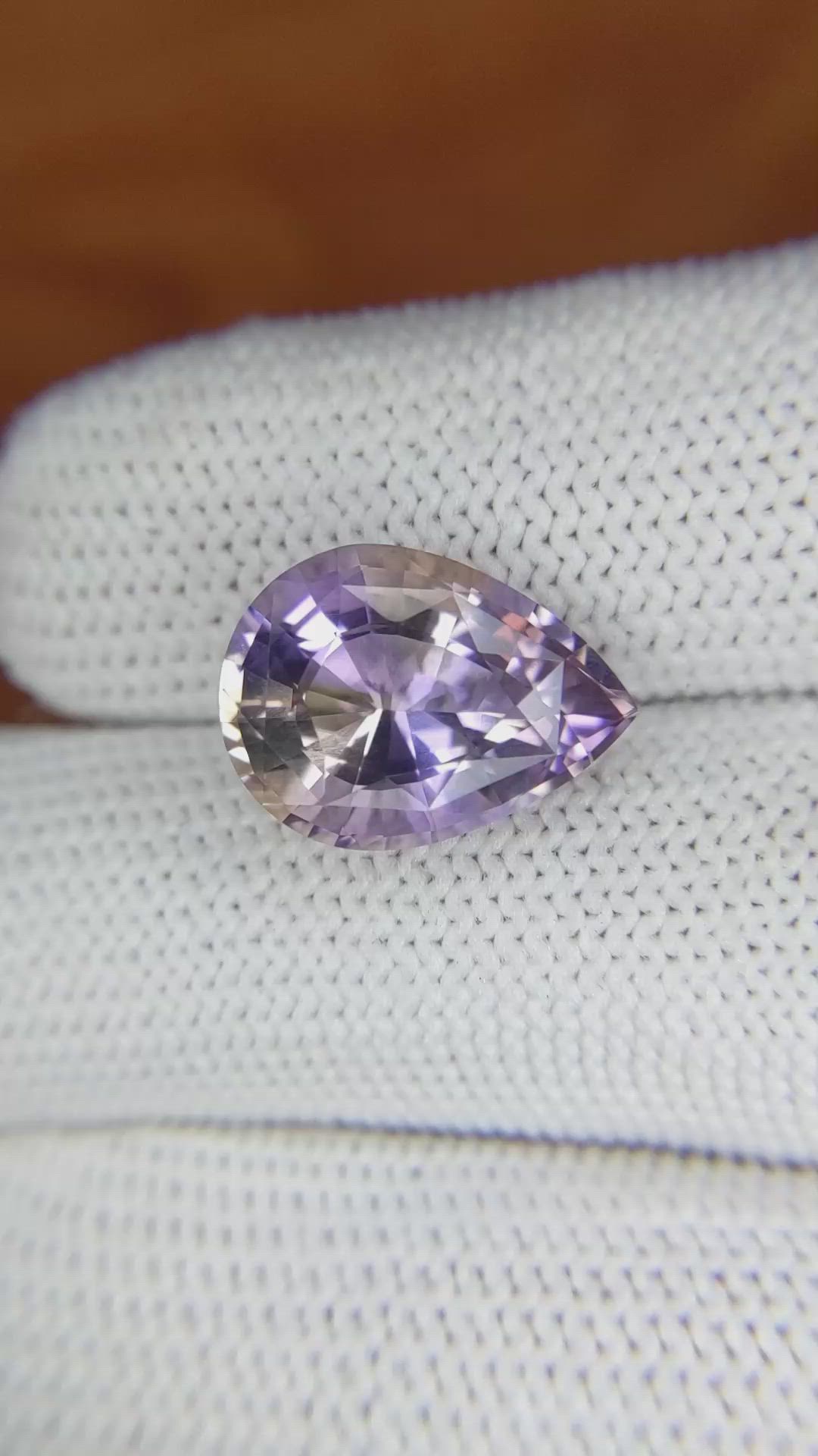 6.18 Ct. Ametrine from Brazil Size Video
