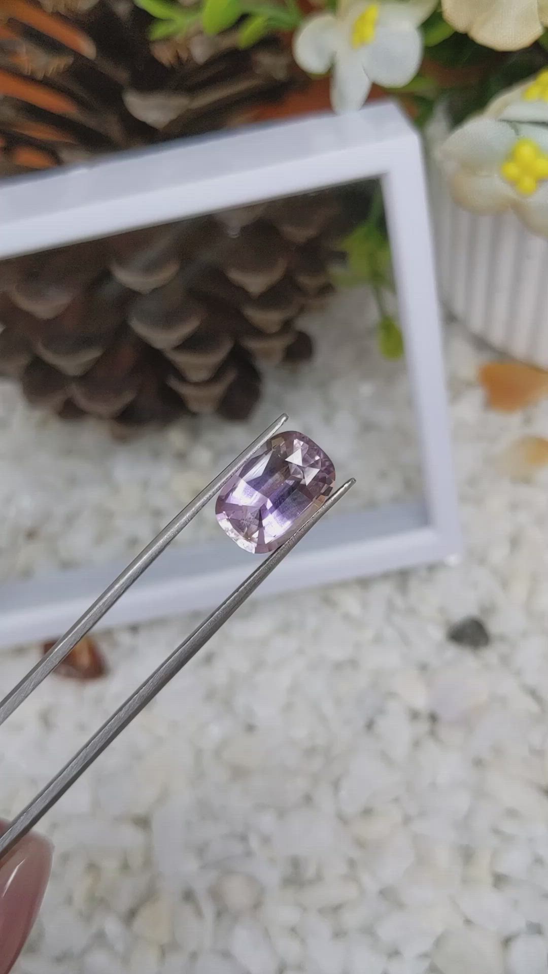 4.91 Ct. Ametrine from Brazil Size Video