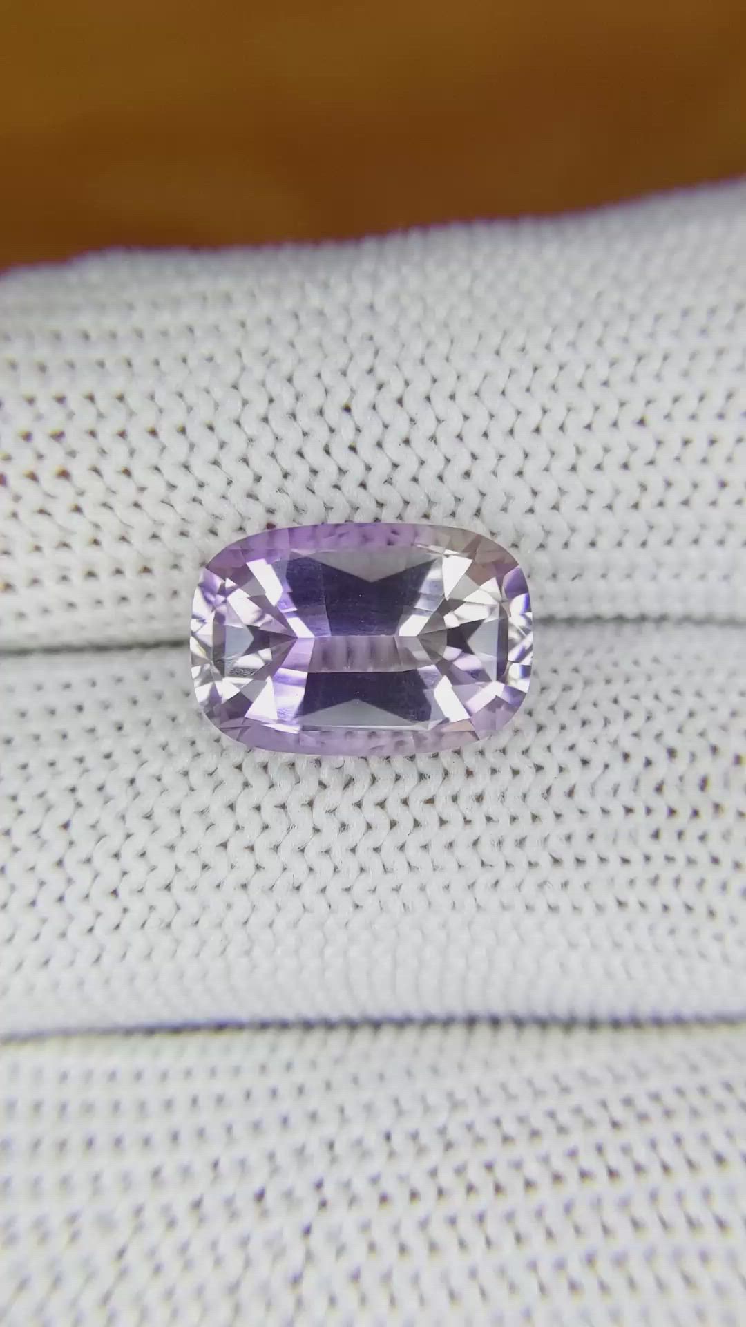 4.91 Ct. Ametrine from Brazil Size Video