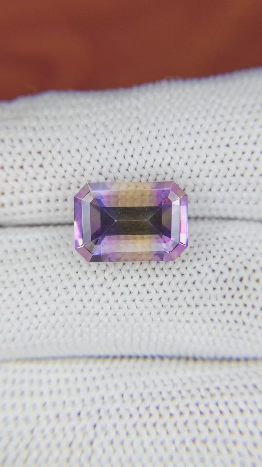 4.85 Ct. Ametrine from Brazil Size Video