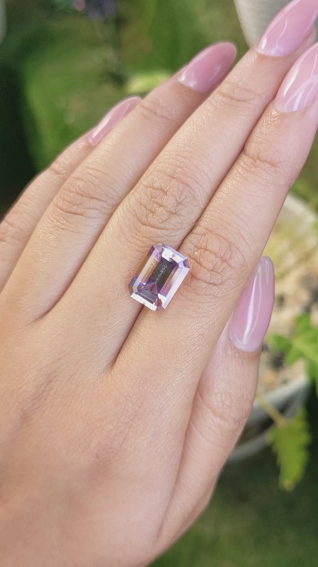 4.85 Ct. Ametrine from Brazil Size Video