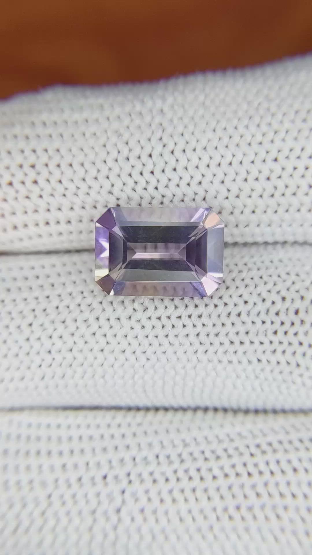 3.50 Ct. Ametrine from Brazil Size Video