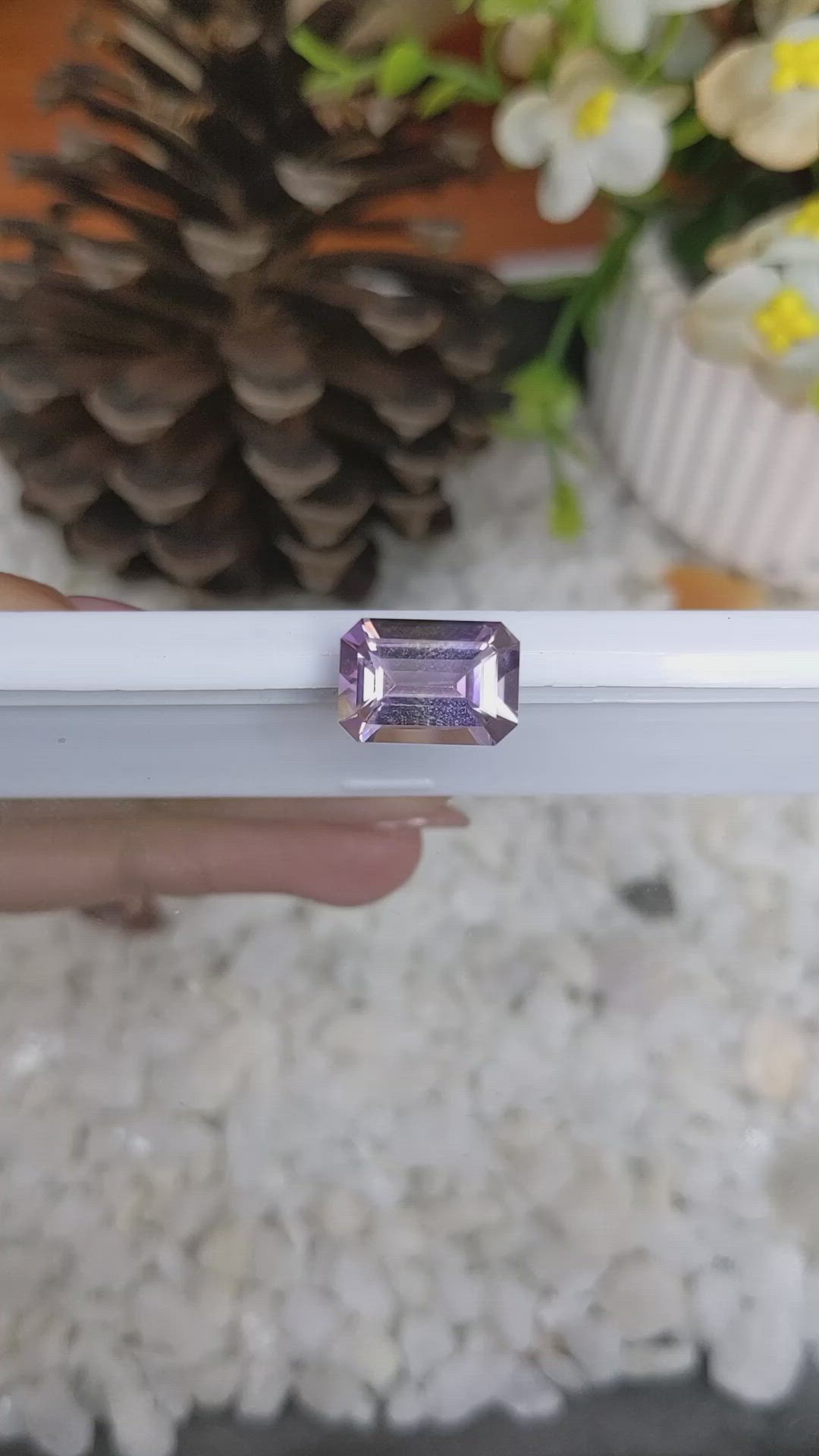 3.50 Ct. Ametrine from Brazil Size Video
