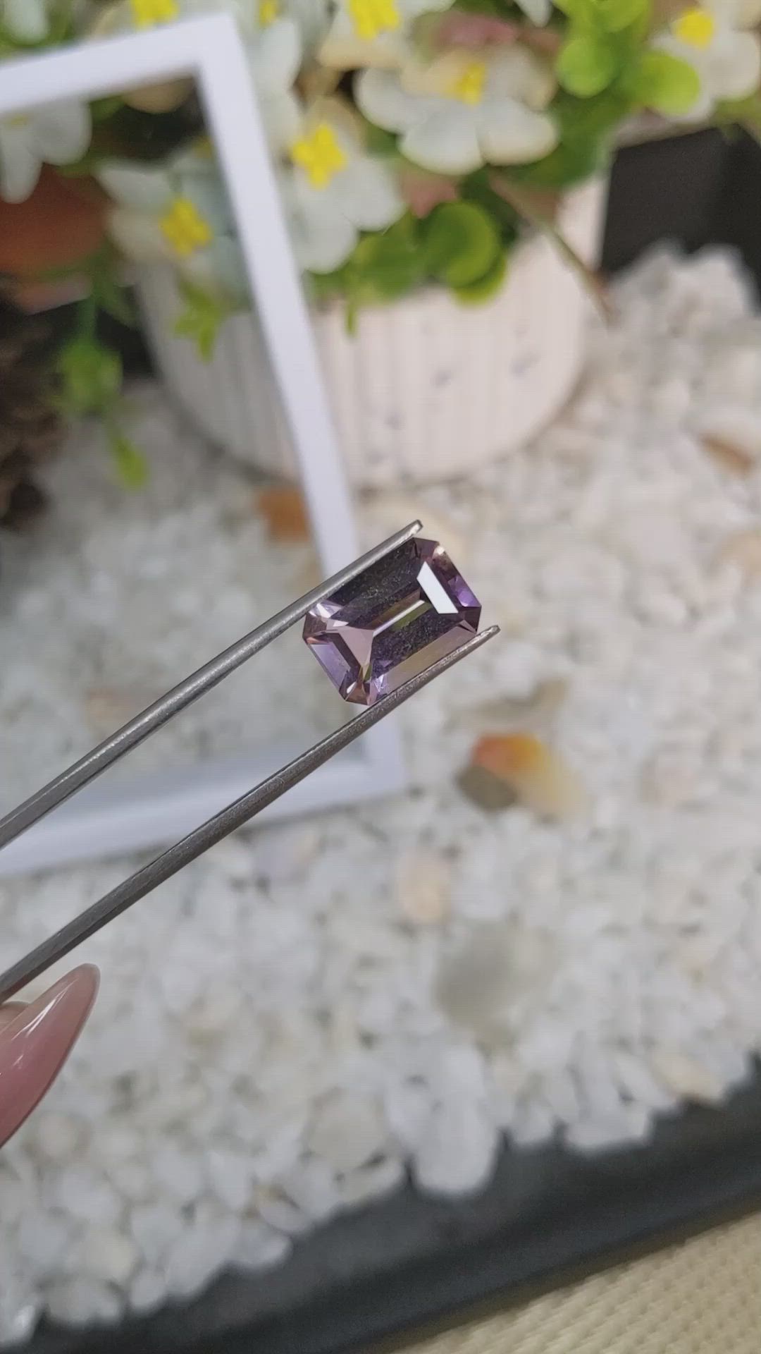 3.50 Ct. Ametrine from Brazil Size Video