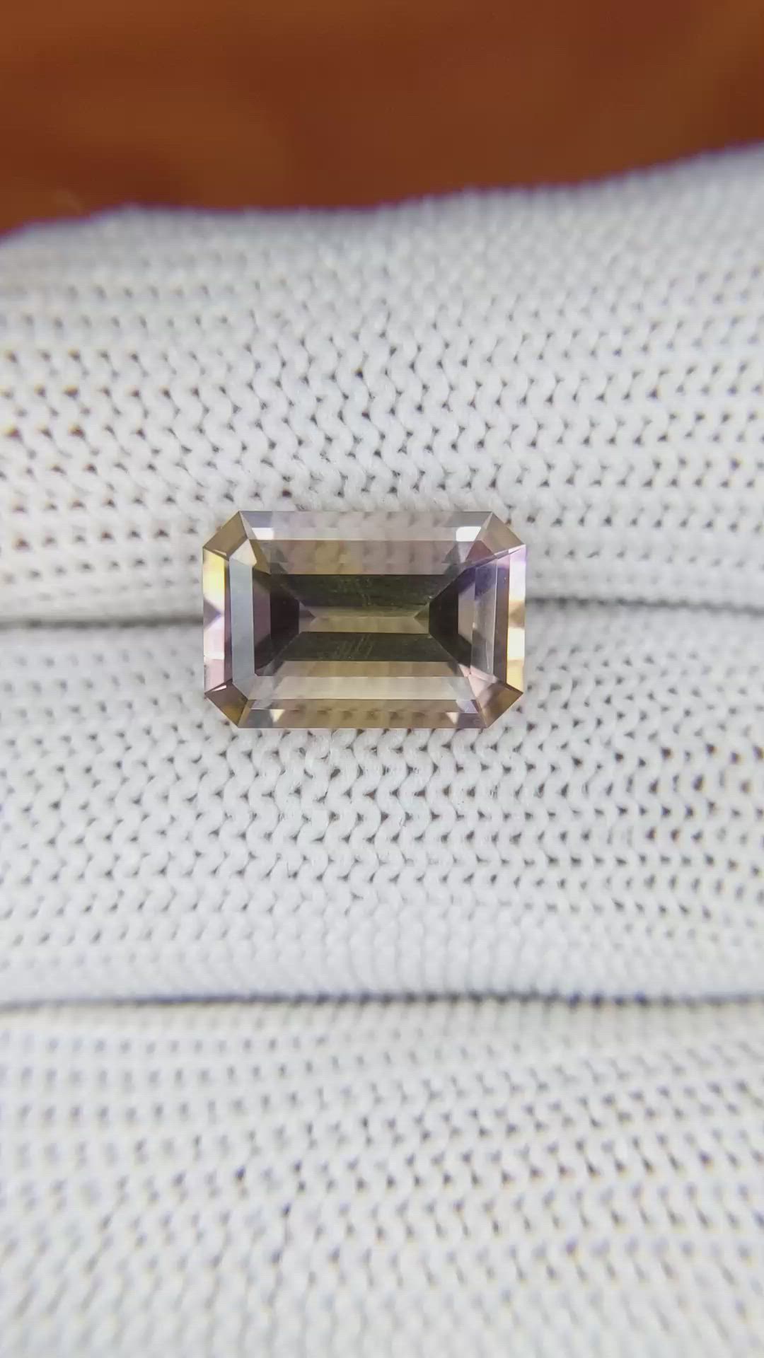 4.18 Ct. Ametrine from Brazil Size Video