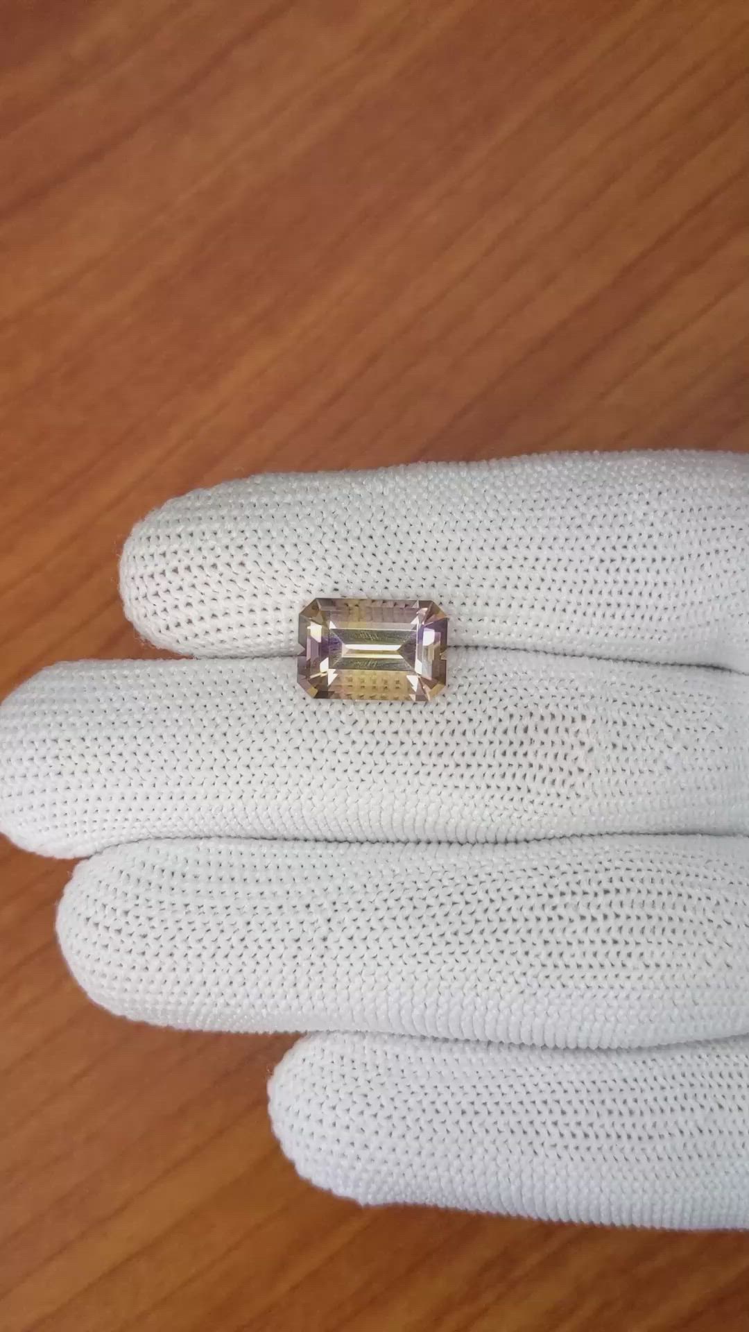 4.18 Ct. Ametrine from Brazil Size Video