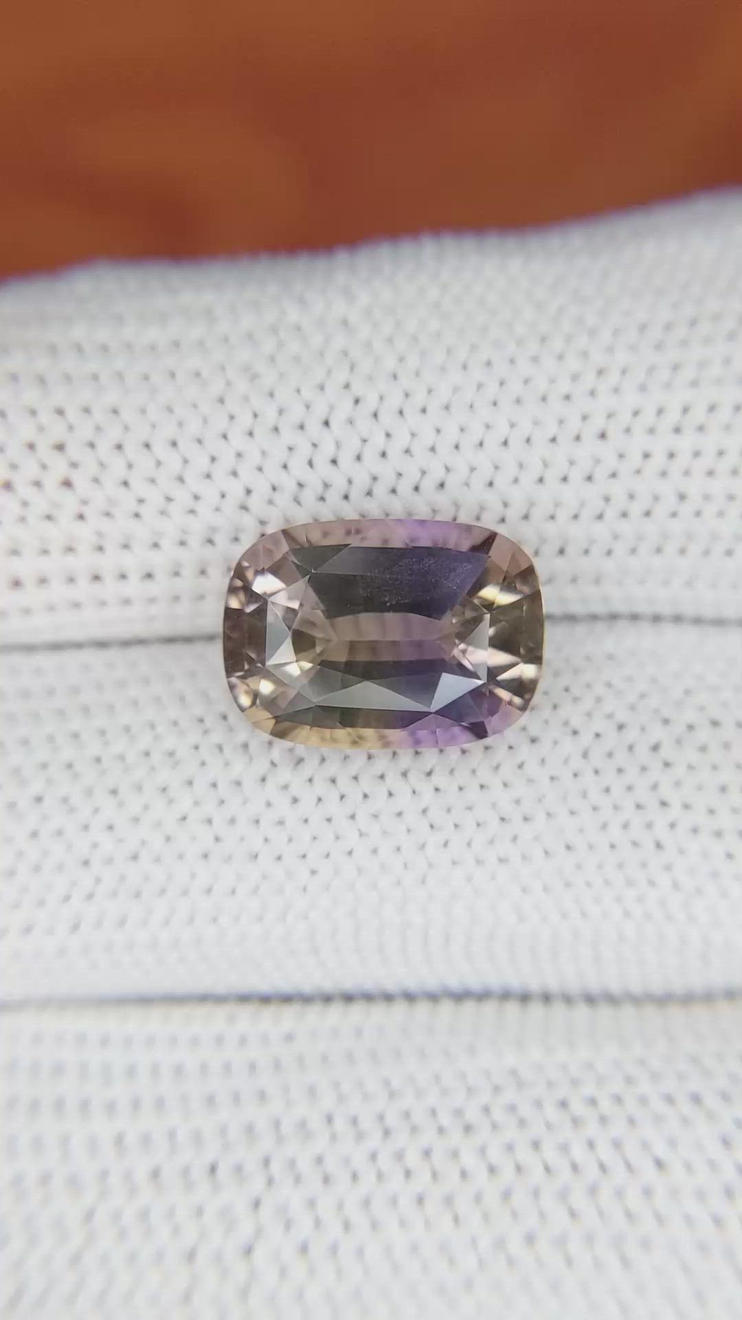 5.45 Ct. Ametrine from Brazil Size Video