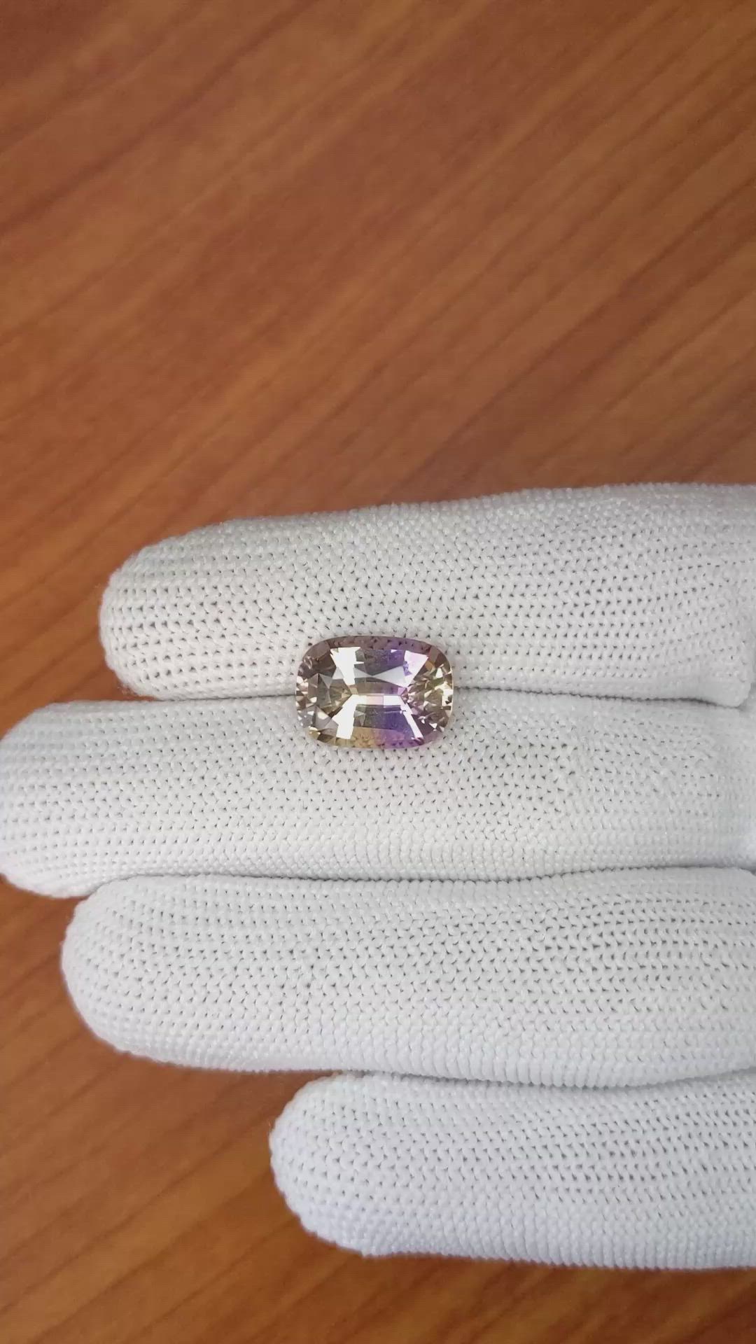 5.45 Ct. Ametrine from Brazil Size Video