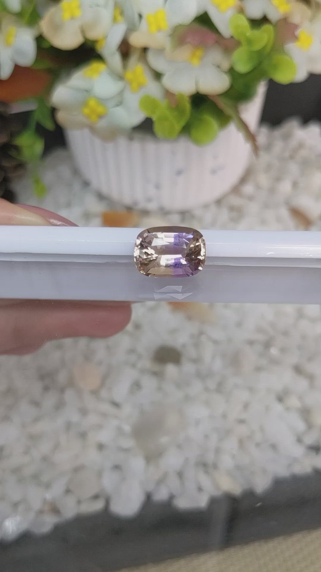 5.45 Ct. Ametrine from Brazil Size Video
