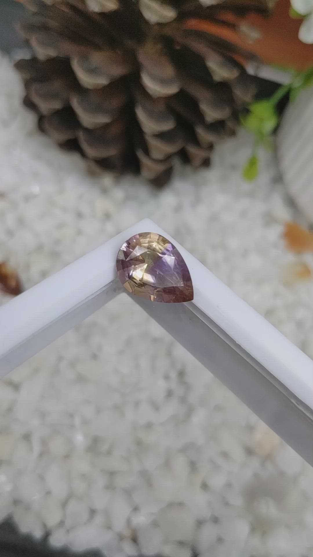 4.17 Ct. Ametrine from Brazil Size Video