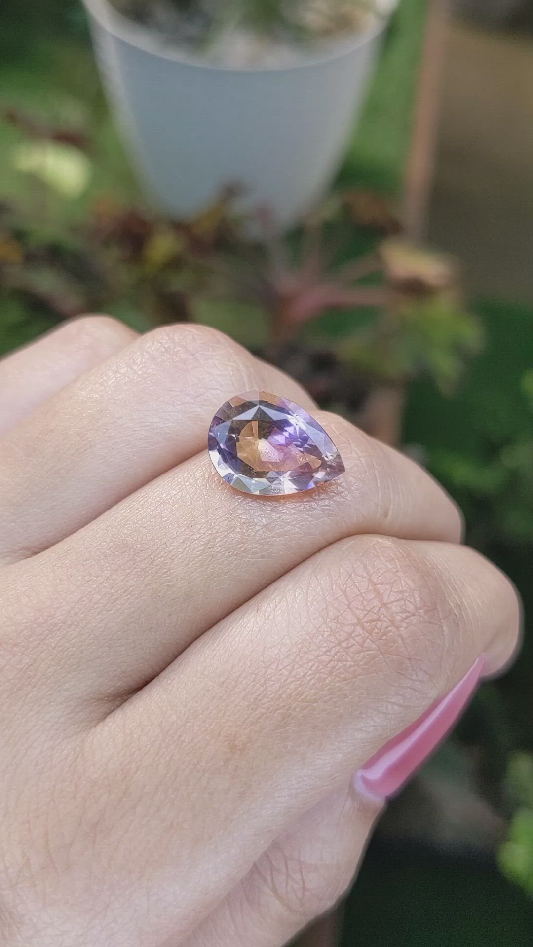 4.17 Ct. Ametrine from Brazil Size Video