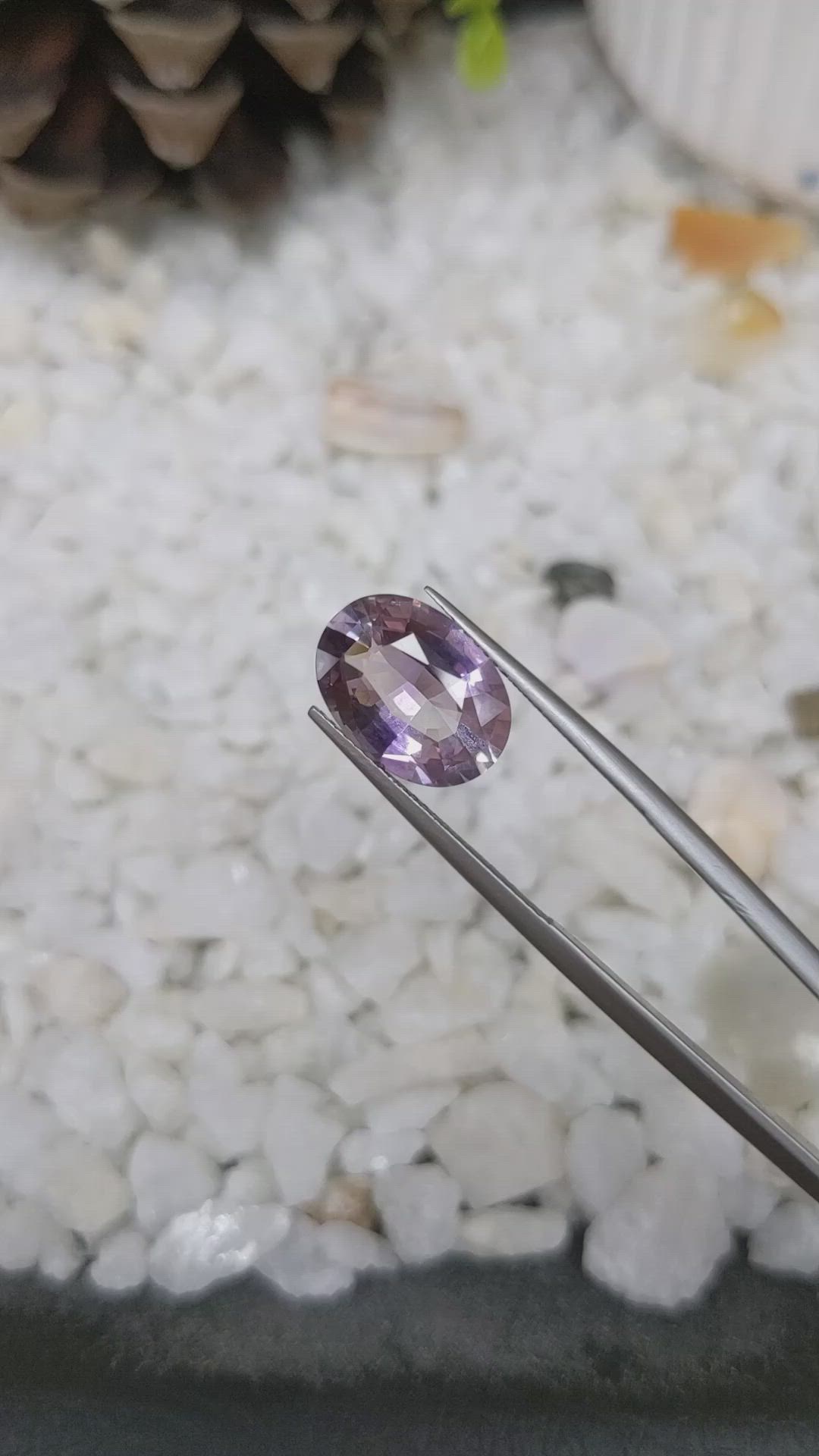 3.83 Ct. Ametrine from Brazil Size Video