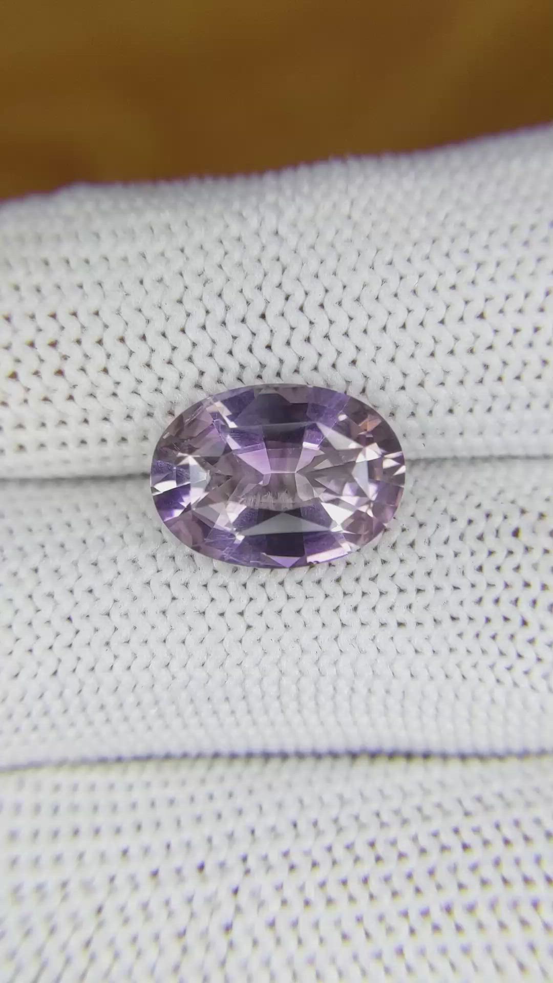 3.83 Ct. Ametrine from Brazil Size Video