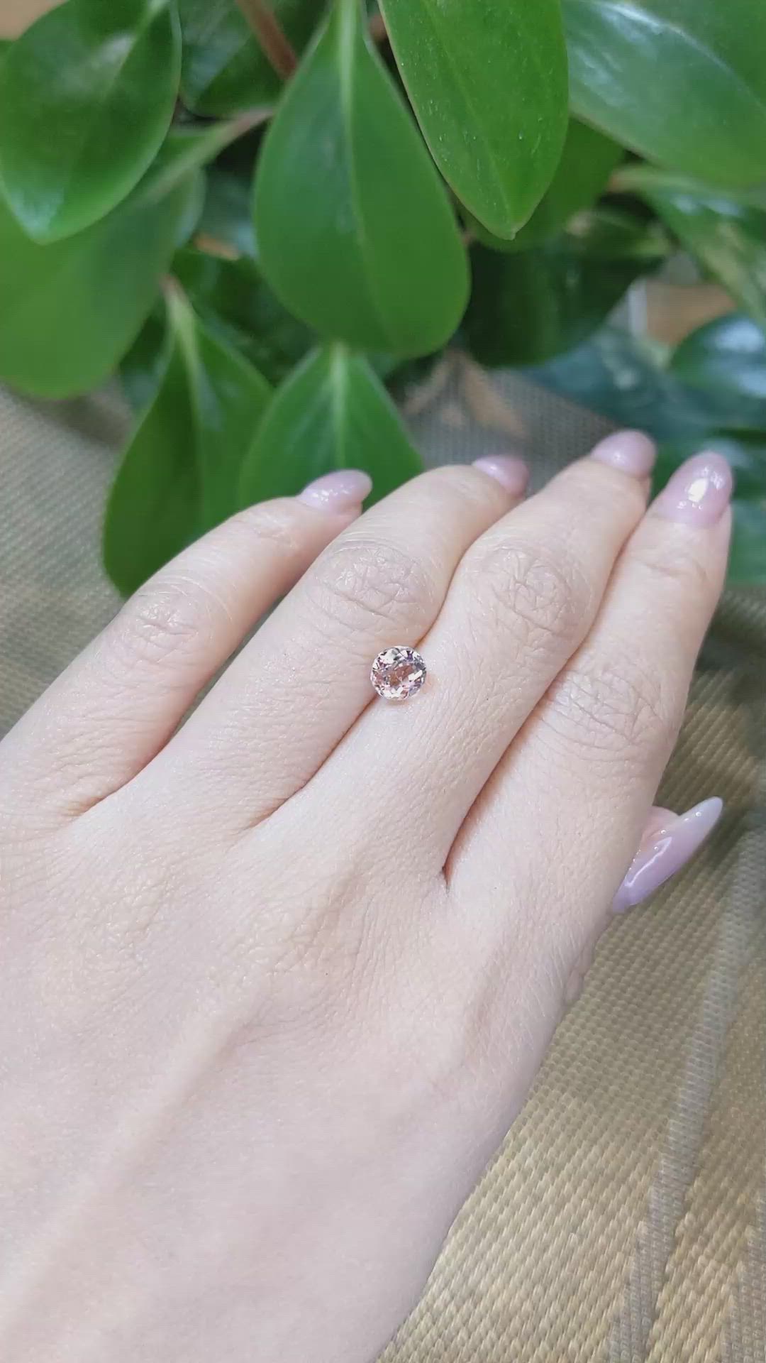 1.06 Ct. Tourmaline from Africa Size Video