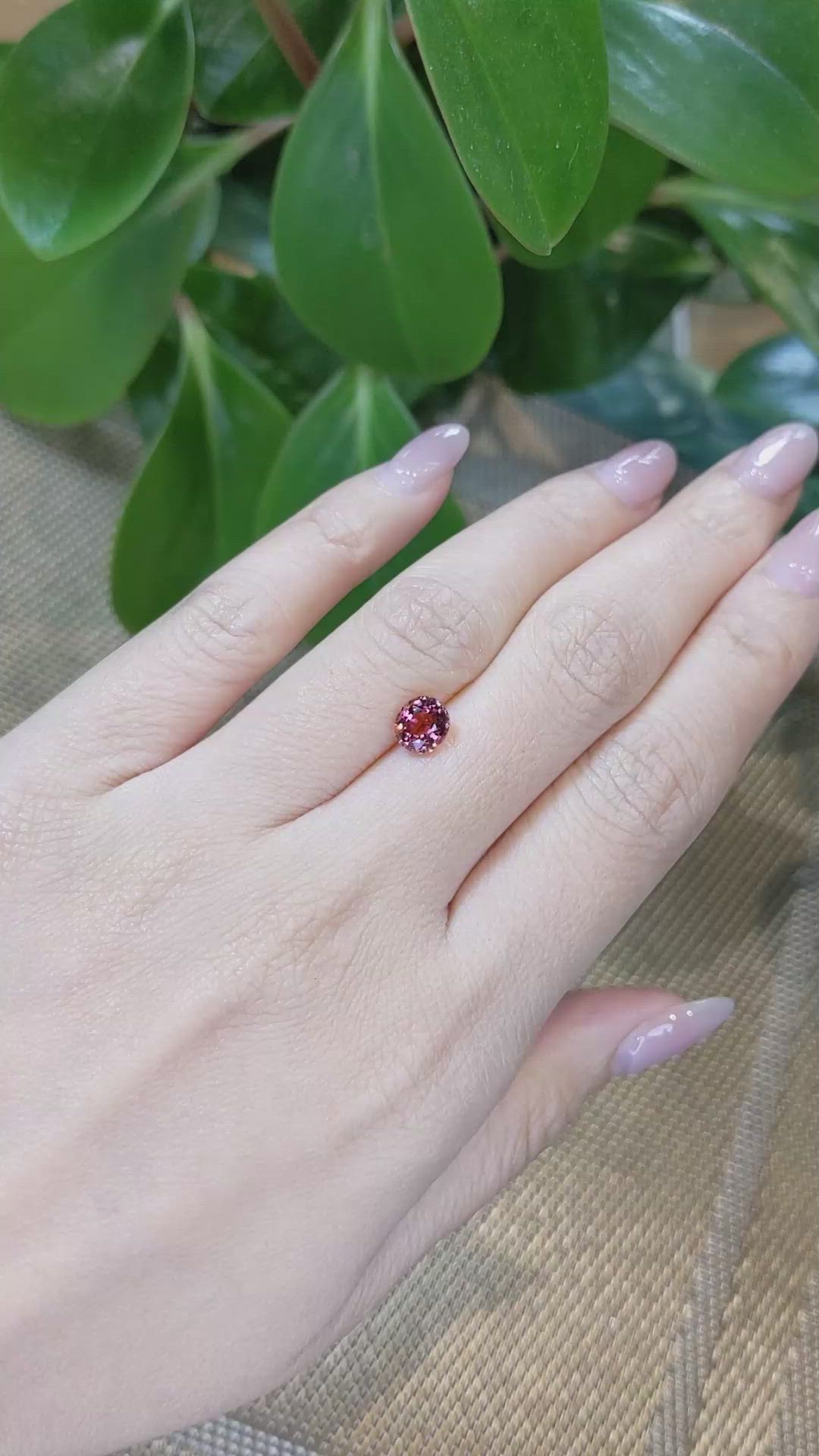 1.08 Ct. Tourmaline from Africa Size Video