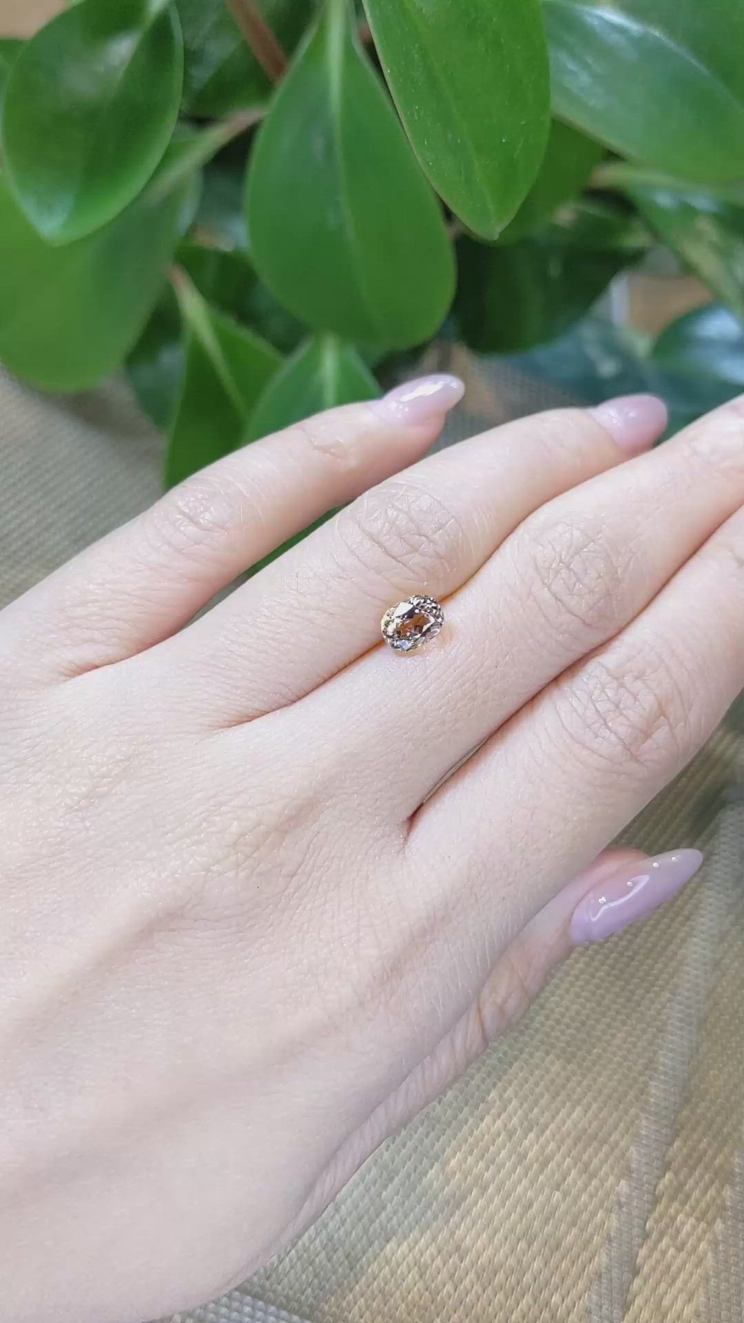 1.22 Ct. Tourmaline from Africa Size Video