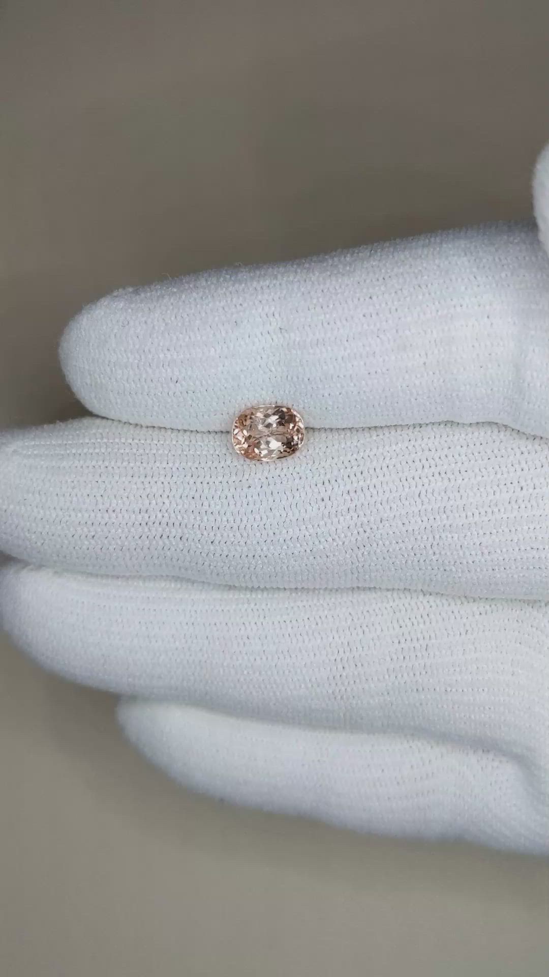 1.22 Ct. Tourmaline from Africa Size Video