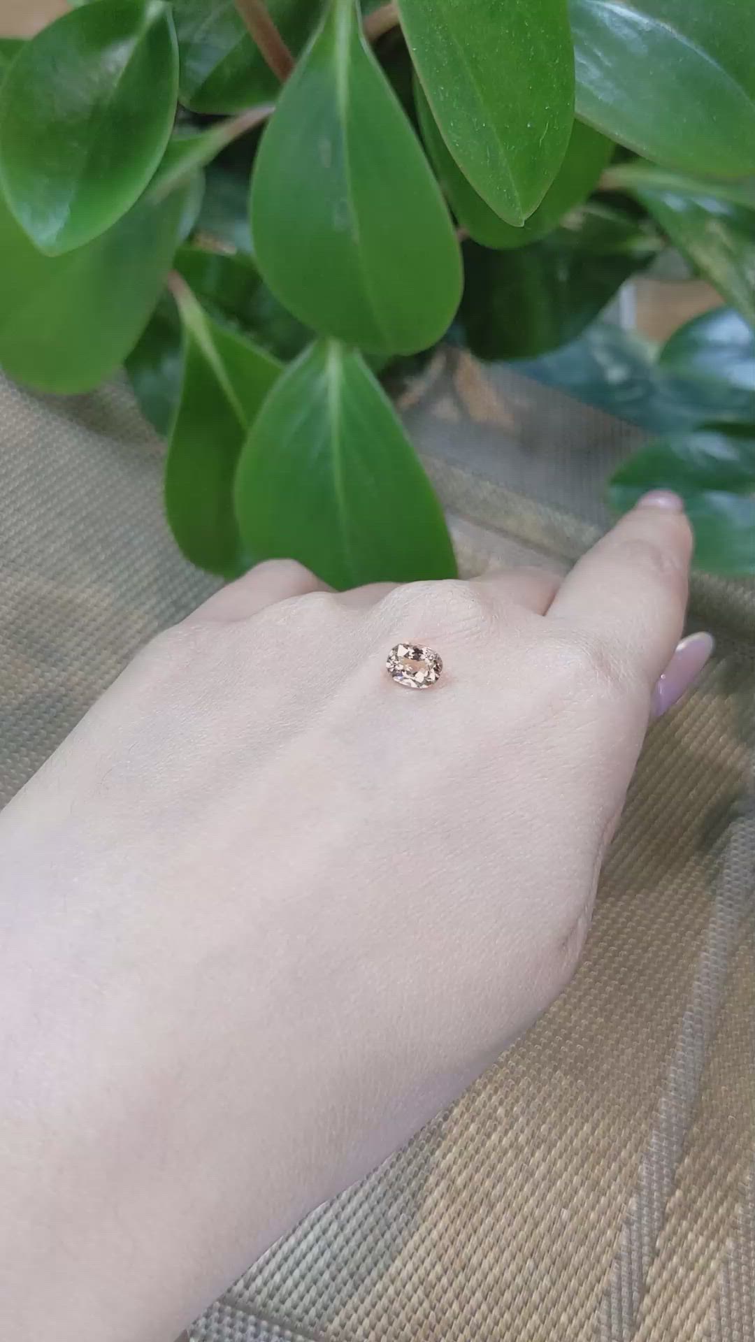 1.22 Ct. Tourmaline from Africa Size Video