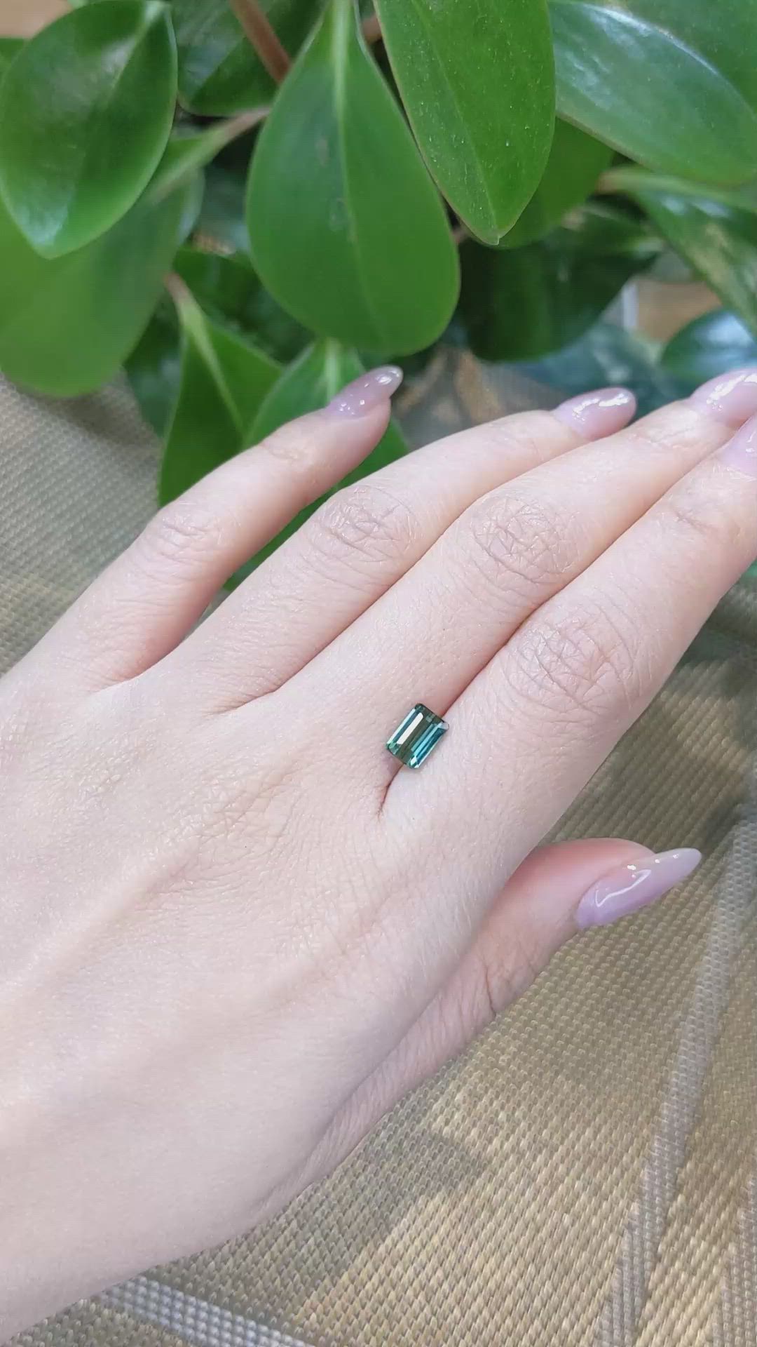 1.24 Ct. Tourmaline from Africa Size Video