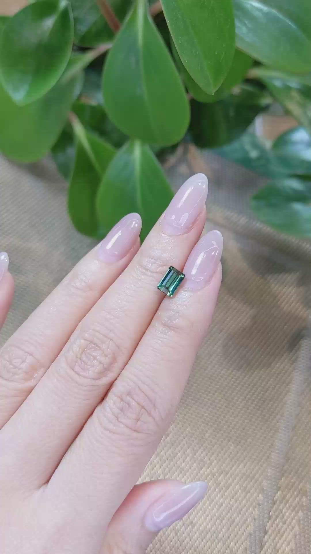 1.24 Ct. Tourmaline from Africa Size Video