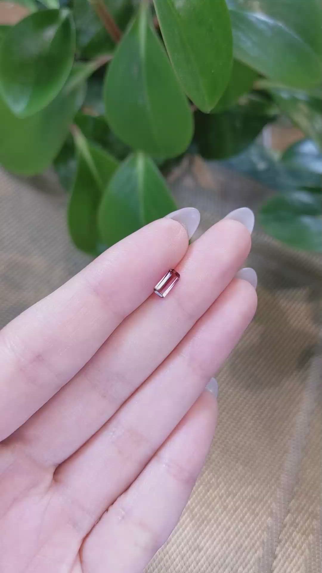 0.44 Ct. Tourmaline from Africa Size Video