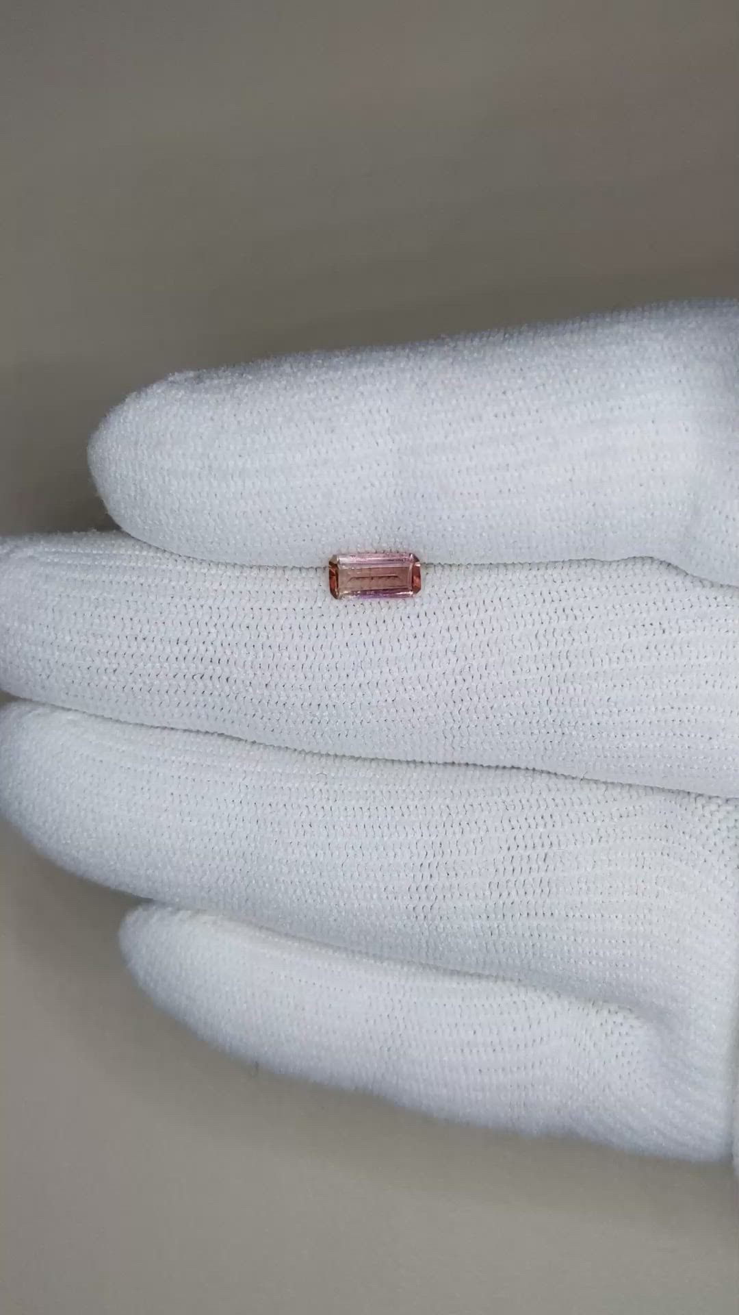 0.44 Ct. Tourmaline from Africa Size Video
