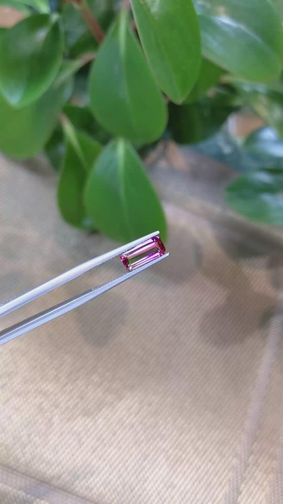 1.58 Ct. Tourmaline from Africa Size Video