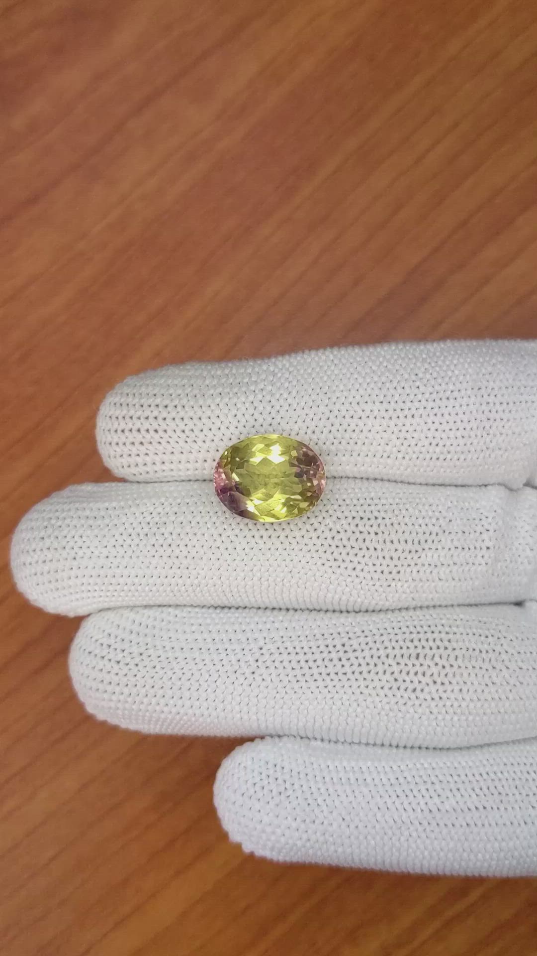 8.01 Ct. Ametrine from Ceylon (Sri Lanka) Size Video