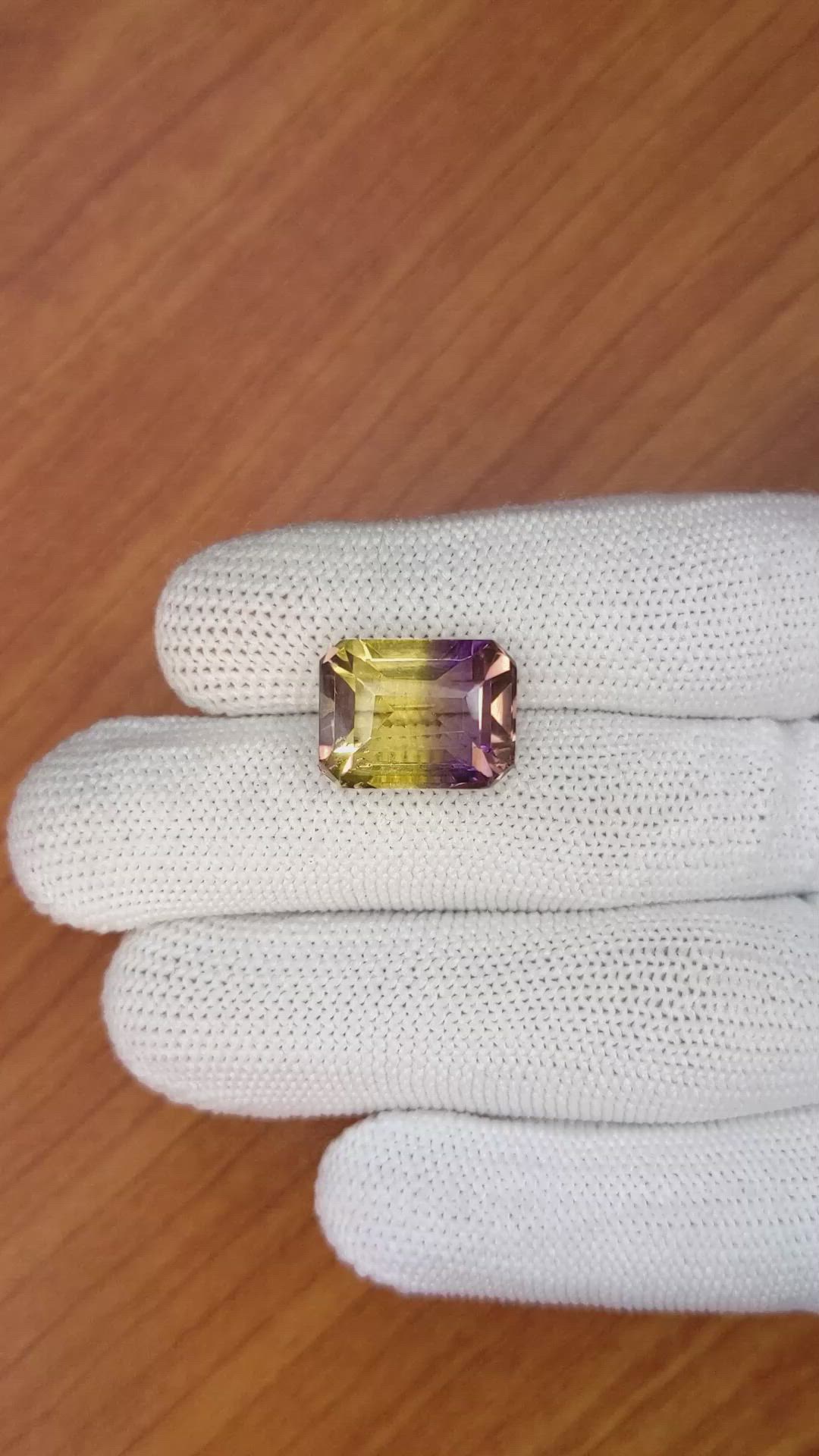 13.19 Ct. Ametrine from Ceylon (Sri Lanka) Size Video