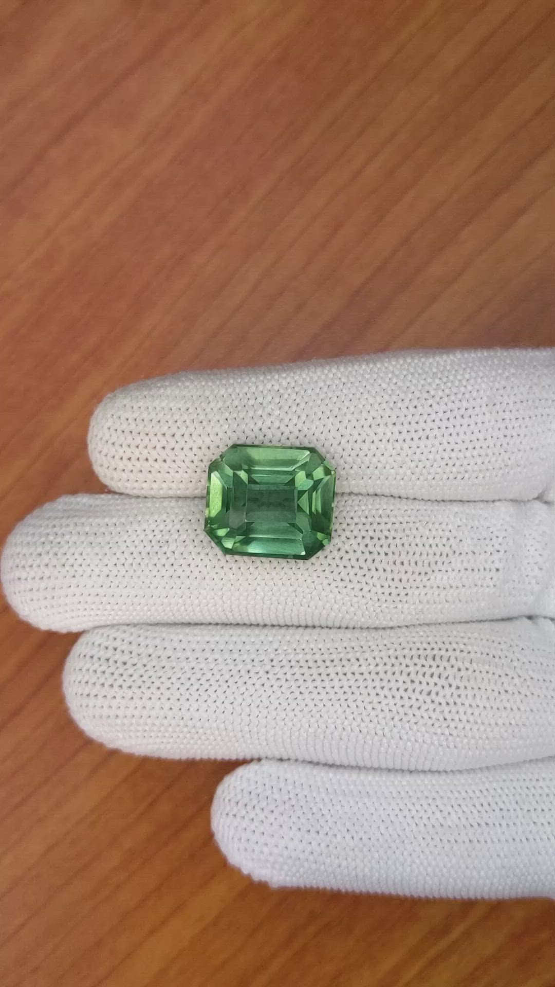 14.78 Ct. Prasiolite from Brazil Size Video