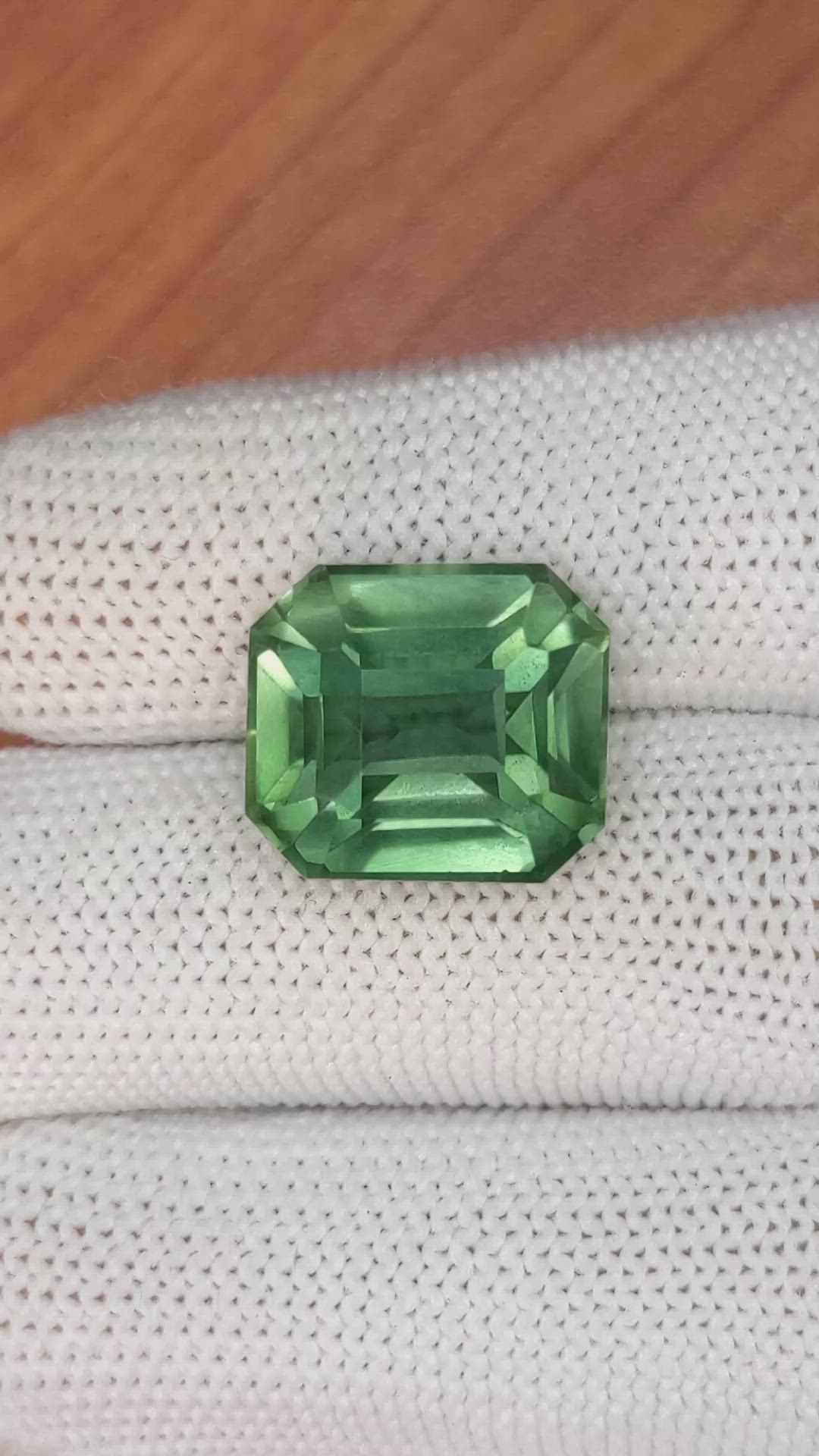 14.78 Ct. Prasiolite from Brazil Size Video